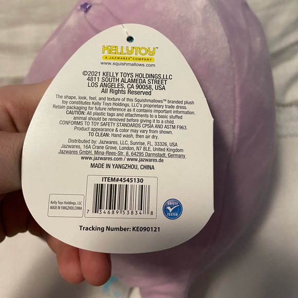 The Dye Bunny Squishmallow - Picture 4 of 5